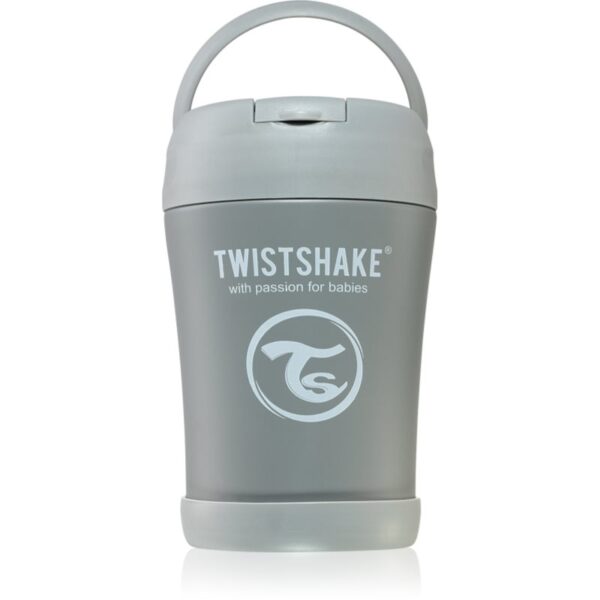 Twistshake Stainless Steel Food Container Grey termos pentru mâncare 350 ml-Țena