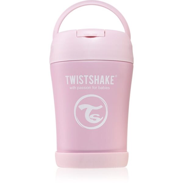 Twistshake Stainless Steel Food Container Pink termos pentru mâncare 350 ml-Țena
