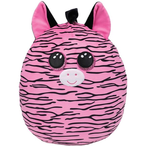 Ty Squishy Beanies Zoey pernuță de pluș Pink Zebra 3y+ 22 cm-ro
