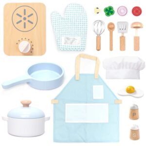 UMU Toys Cooking set jucărie cu activități din lemn 3y+-ro