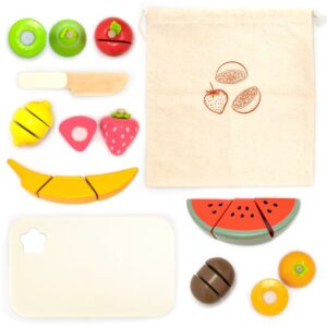 UMU Toys Cutting Fruits jucărie cu activități din lemn 2y+ 1 buc-ro