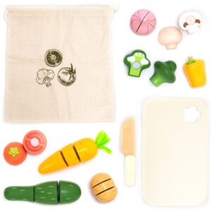 UMU Toys Cutting Vegetables jucărie cu activități din lemn 2y+ 1 buc-ro