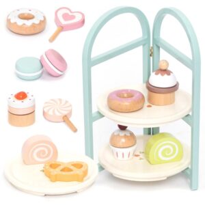 UMU Toys Dessert set jucărie cu activități din lemn 3y+-ro