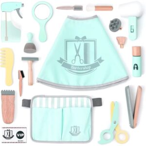 UMU Toys Hairdresser set jucărie cu activități din lemn 3y+ 1 buc-ro