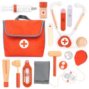 UMU Toys Mini doctor's set jucărie cu activități din lemn 3y+ 1 buc-ro