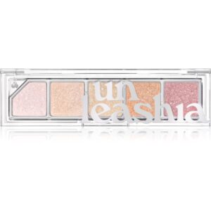 Unleashia Mood Shower Face Palette paletă cu farduri de ochi și iluminator stralucire de perla culoare NO.100 Ballerina 1 buc-ro