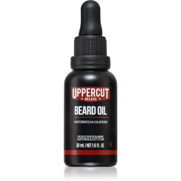 Uppercut Deluxe Beard Oil Patchouli&Leather ulei pentru barba 30 ml-ro