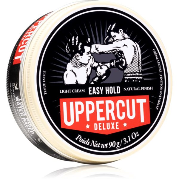 Uppercut Deluxe Easy Hold cremă light pentru styling pentru păr pentru bărbați 90 g-ro