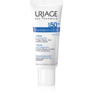 Uriage Bariéderm Cica-Cream with Copper-Zinc SPF 50+ cremă reparatoare cu cupru și zinc SPF 50+ 40 ml-Țena