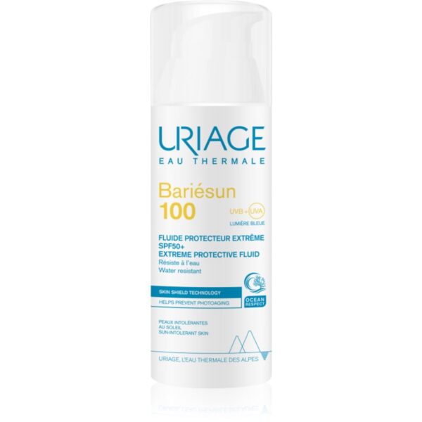 Uriage Bariésun 100 Extreme Protective Fluid SPF 50+ fluid protector pentru ten sensibil și intolerant SPF 50+ 50 ml-Țena