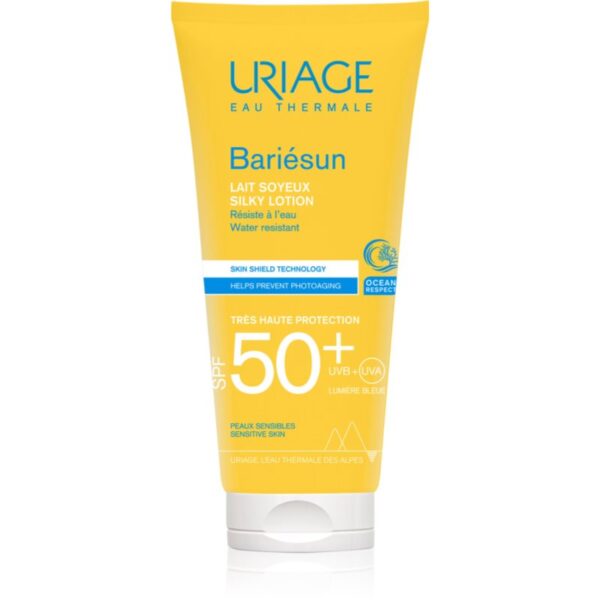 Uriage Bariésun Silky Lotion SPF 50+ lapte de protectie pentru fata si corp SPF 50+ 100 ml-ro