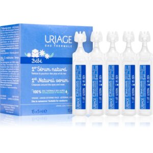 Uriage Bébé 1st Natural Serum ser pentru calmarea ochilor si a mucoasei nazale 15x5 ml-ro