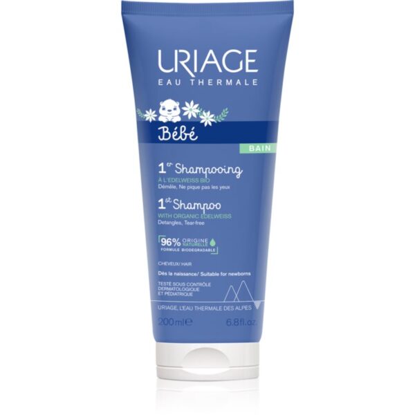Uriage Bébé 1st Shampoo sampon pentru copii cu o textura usoara pentru par usor de pieptanat 200 ml-ro