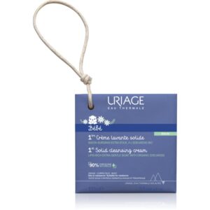 Uriage Bébé 1st Solid Cleansing Cream sapun crema pentru piele neteda si delicata pentru nou-nascuti si copii 100 g-Țena