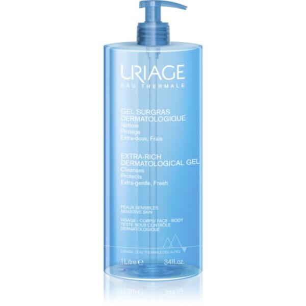 Uriage Hygiène Extra-Rich Dermatological Gel gel de curățare pentru fata si corp 1000 ml-Țena