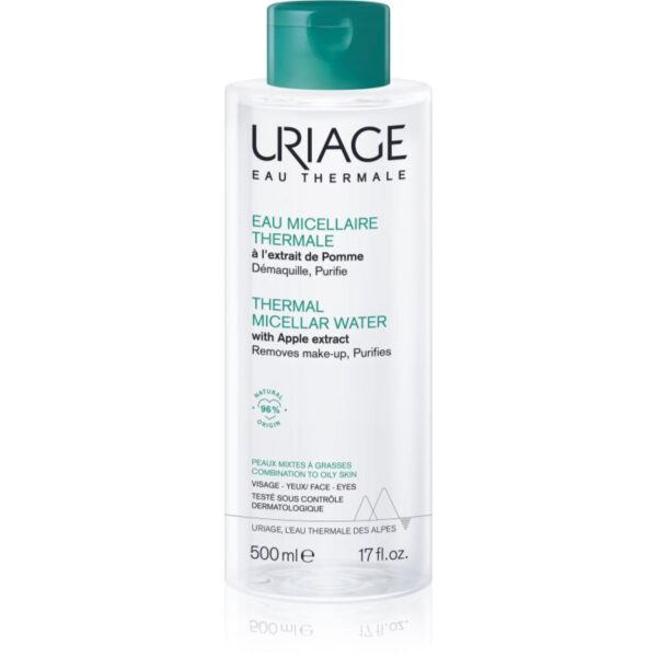 Uriage Hygiène Thermal Micellar Water - Combination to Oily Skin apa pentru curatare cu particule micele pentru piele mixta spre grasa 500 ml-ro