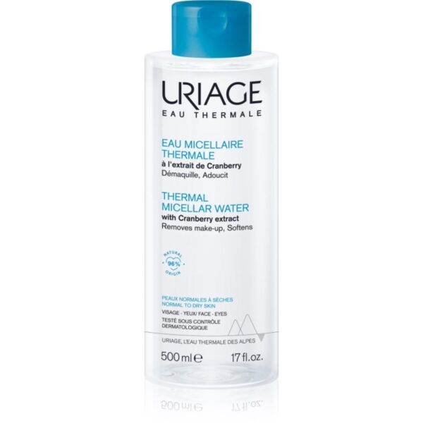 Uriage Hygiène Thermal Micellar Water - Normal to Dry Skin apa pentru  curatare cu particule micele pentru ten normal spre uscat 500 ml-ro