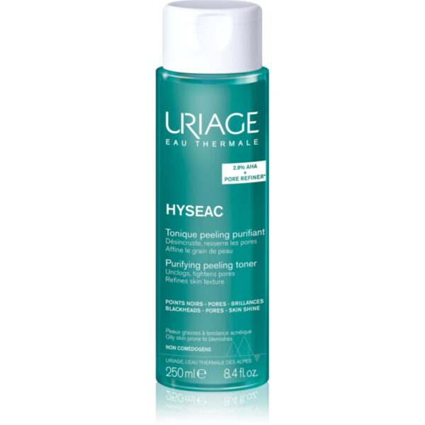 Uriage Hyséac Purifying Peeling Toner tonic reglator al sebumului ce minimizeaza porii Cu AHA Acizi 250 ml-ro