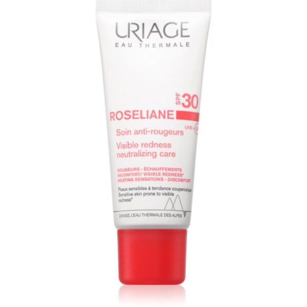 Uriage Roseliane Visible Redness-Neutralizing Care SPF30 crema calmanta impotriva luminii împotriva roșeții tenului SPF 30 40 ml-Țena