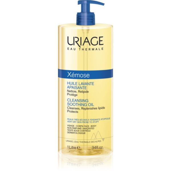 Uriage Xémose Cleansing Soothing Oil ulei calmant pentru curatare pentru piele uscata si sensibila 1000 ml-ro