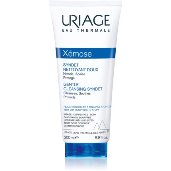 Uriage Xémose Gentle Cleansing Syndet gel crema restorativ pentru curatare delicata pentru piele uscata spre atopica 200 ml-ro