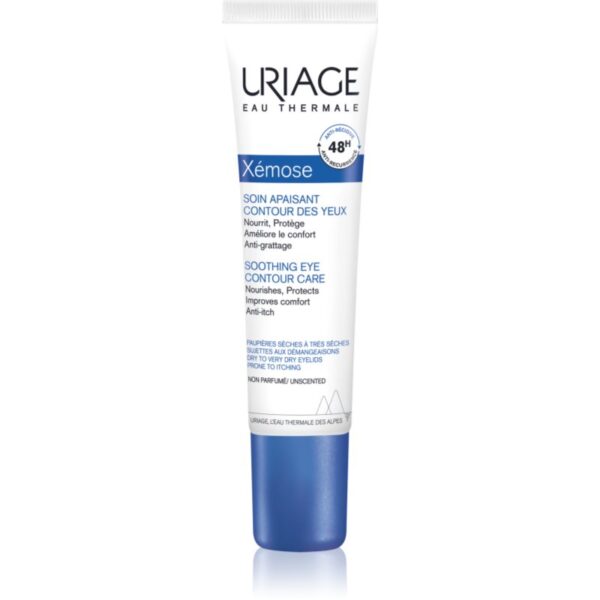 Uriage Xémose Soothing Eye Contour Care crema calmanta pentru ochi pentru piele uscata spre atopica 15 ml-ro