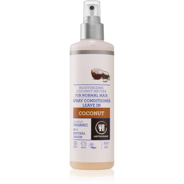 Urtekram Coconut balsam pentru regenerarea părului pentru hidratare si stralucire 250 ml-Țena