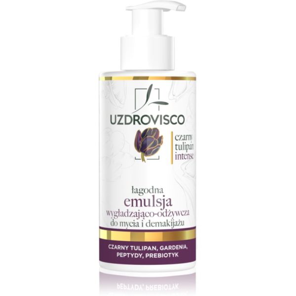 Uzdrovisco Black Tulip Intense Mild Smoothing And Nourishing Emulsion emulsie pentru curatarea fetei 150 ml-Țena