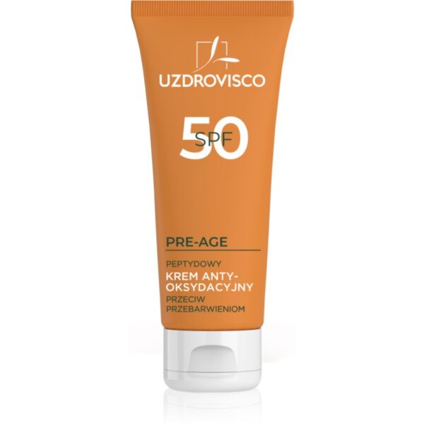 Uzdrovisco Pre-Age Peptide Antioxidant Cream SPF 50 crema de zi protectoare SPF 50 50 ml-ro