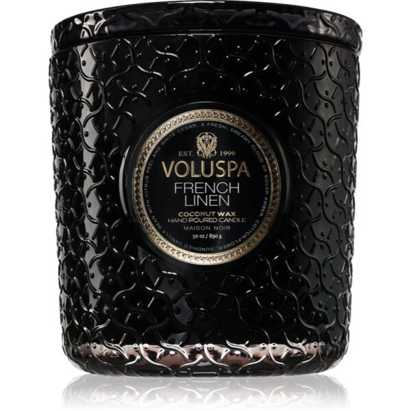 VOLUSPA Maison Noir French Linen lumânare parfumată 850 g-Țena