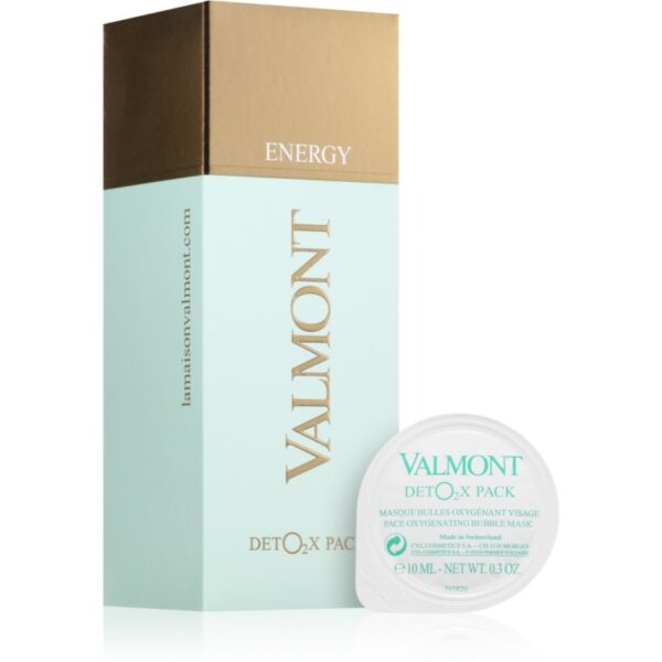 Valmont DetO2x Pack mască activă detoxifiantă și iluminatoare în capsule pentru toate tipurile de ten 6x10 ml-ro