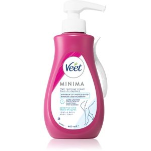 Veet Minima Sensitive Skin crema depilatoare pentru piele sensibila Aloe Vera si Vitamina E 400 ml-Țena