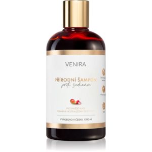 Venira Shampoo for Greying Hair sampon natural pentru nuante de par castaniu cu parfum Mango and Lychee 300 ml-ro
