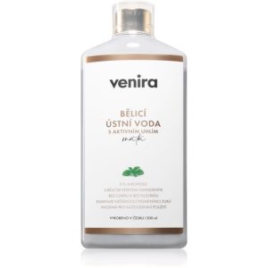 Venira Whitening Mouthwash with Active Charcoal Apa de gura pentru albire cu particule de carbon 500 ml-ro