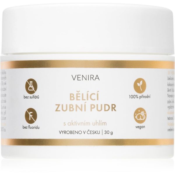 Venira Whitening tooth powder pudră cu cărbune activ