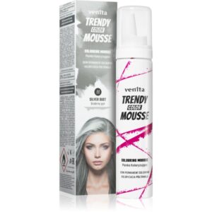 Venita Trendy Color Mousse vopsea de par sub forma de spuma fără amoniac culoare No. 11 - Silver Dust 75 ml-ro