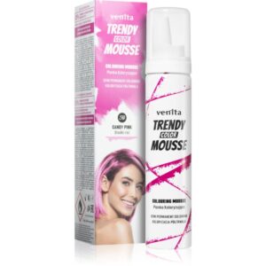 Venita Trendy Color Mousse vopsea de par sub forma de spuma fără amoniac culoare No. 30 - Candy Pink 75 ml-ro