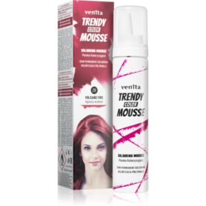 Venita Trendy Color Mousse vopsea de par sub forma de spuma fără amoniac culoare No. 31 - Volcano Fire 75 ml-ro