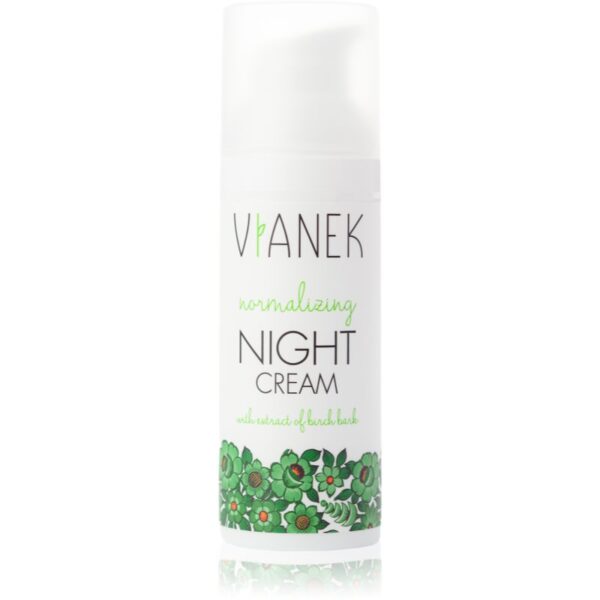 Vianek Normalizing Crema de noapte normalizatoare pentru piele normala si grasa 50 ml-Țena