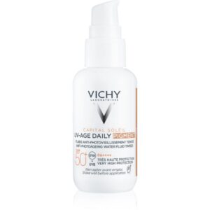 Vichy Capital Soleil Daily SPF50+ fluid protector tonifiant pentru față SPF 50+ culoare Light 40 ml-ro