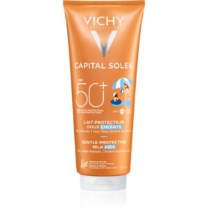 Vichy Capital Soleil Gentle Milk Lapte de protecție pentru copii pentru fata si corp SPF 50 300 ml-ro