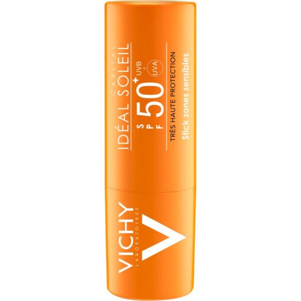 Vichy Capital Soleil Idéal Soleil Stick pentru a proteja zonele sensibile și a buzelor SPF 50+ 9 g-ro