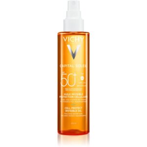 Vichy Capital Soleil Idéal Soleil ulei pentru plaja SPF 50+ 200 ml-Țena