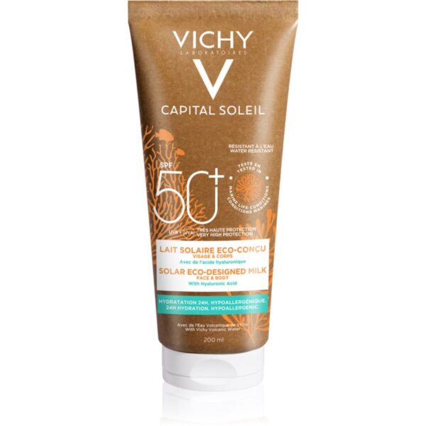 Vichy Capital Soleil Solar Eco-Designed Milk lapte protector SPF 50+ 200 ml-Țena