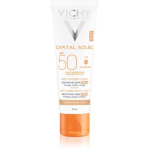 Vichy Capital Soleil cremă colorantă împotriva petelor pigmentare 3 în 1 SPF 50 Tinted 50 ml-Țena