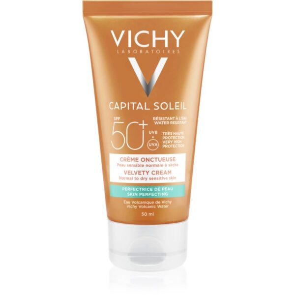 Vichy Capital Soleil crema protectoare pentru ten catifelat SPF 50+ 50 ml-Țena