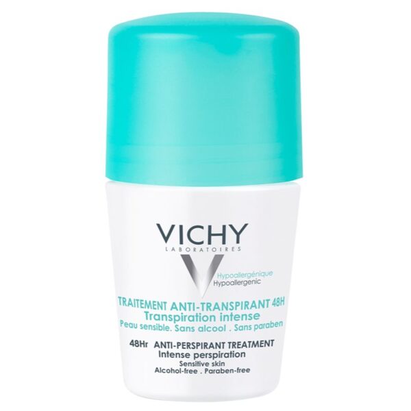 Vichy Deodorant 48h antiperspirant roll-on impotriva transpiratiei excesive 48h 50 ml-ro
