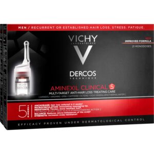 Vichy Dercos Aminexil Clinical 5 Tratament împotriva căderii părului pentru barbati 21 x 6 ml-ro