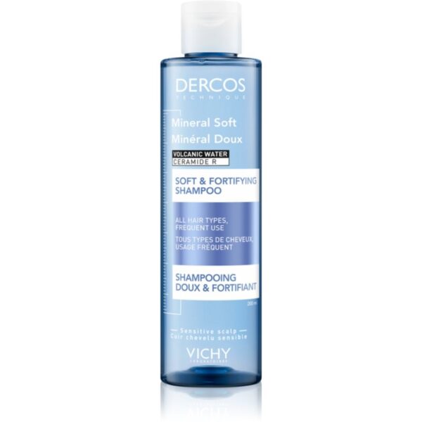 Vichy Dercos Mineral Soft sampon fortifiant pentru toate tipurile de păr 200 ml-ro