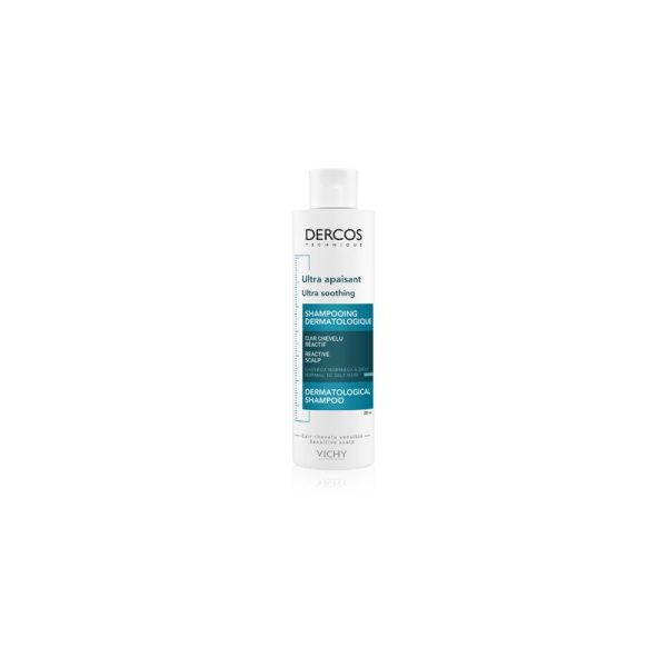 Vichy Dercos Ultra Soothing șampon ultra-calmant pentru păr normal și uleios
